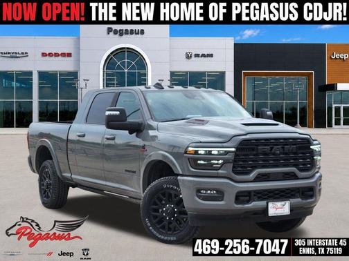 Ceramic Gray Clearcoat 2026 RAM 2500 Limited Mega Cab 4x4 6'4' Box
