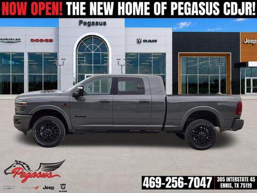 Ceramic Gray Clearcoat 2026 RAM 2500 Limited Mega Cab 4x4 6'4' Box