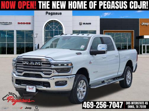 Bright White Clearcoat 2026 RAM 2500 Laramie Crew Cab 4x4 6'4' Box