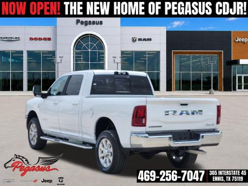 Bright White Clearcoat 2026 RAM 2500 Laramie Crew Cab 4x4 6'4' Box