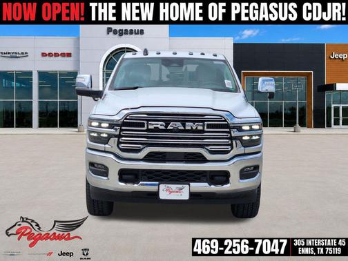 Bright White Clearcoat 2026 RAM 2500 Laramie Crew Cab 4x4 6'4' Box