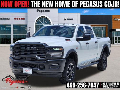 Bright White Clearcoat 2026 RAM 2500 Warlock Crew Cab 4x4 6'4' Box