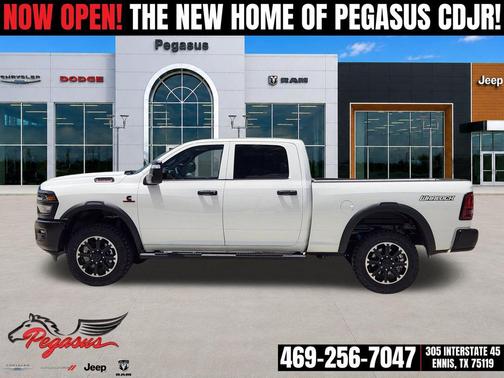 Bright White Clearcoat 2026 RAM 2500 Warlock Crew Cab 4x4 6'4' Box