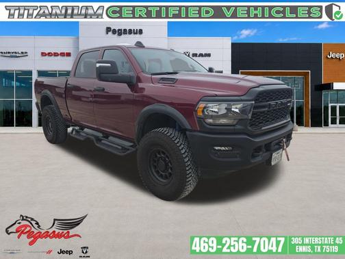 Delmonico Red Pearlcoat 2024 RAM 2500 Tradesman Crew Cab 4x4 6'4' Box