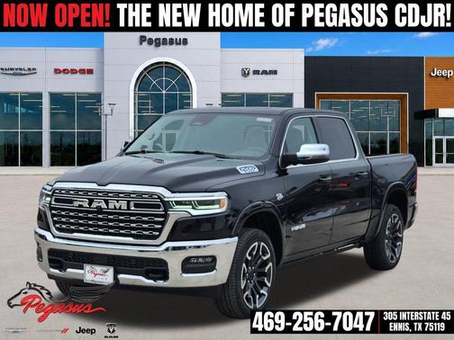 Diamond Black Crystal Pearlcoat 2026 RAM 1500 Longhorn