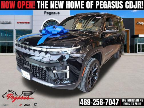 High Gloss Black 2026 Jeep Grand Wagoneer Summit Reserve 4x4