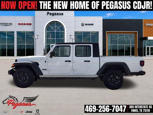 Bright White Clearcoat 2026 Jeep Gladiator Sport