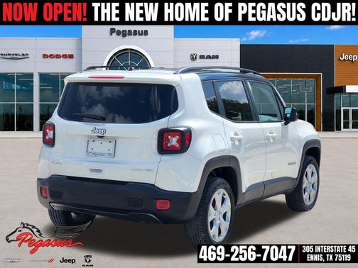 Alpine White Clearcoat 2023 Jeep Renegade Limited