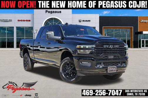 Diamond Black Crystal Pearlcoat 2026 RAM 2500 Laramie Mega Cab 4x4 6'4' Box