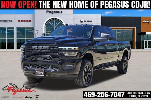 Diamond Black Crystal Pearlcoat 2026 RAM 2500 Laramie Mega Cab 4x4 6'4' Box