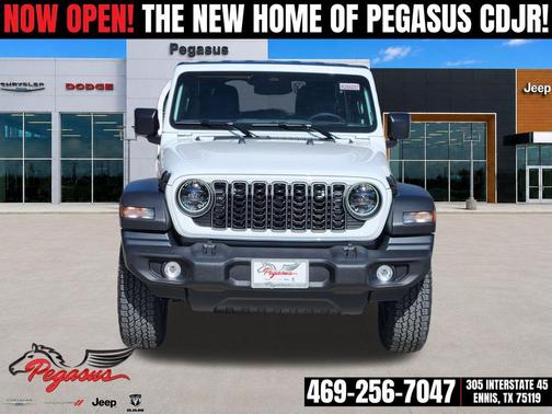 Bright White Clearcoat 2026 Jeep Wrangler Sport S