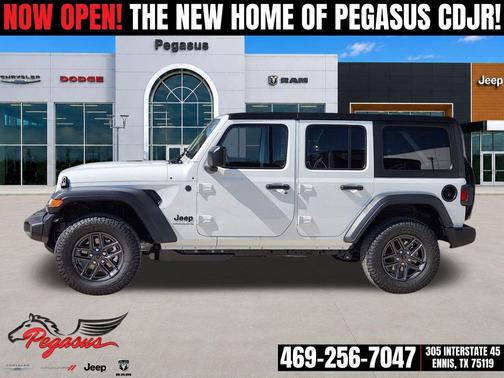 Bright White Clearcoat 2026 Jeep Wrangler Sport S