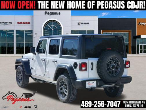 Bright White Clearcoat 2026 Jeep Wrangler Sport S