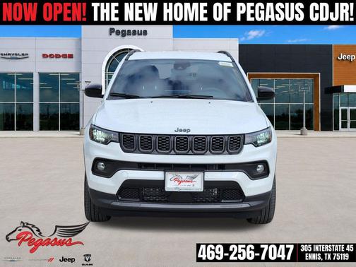 Bright White Clearcoat 2026 Jeep Compass Latitude
