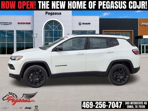 Bright White Clearcoat 2026 Jeep Compass Latitude