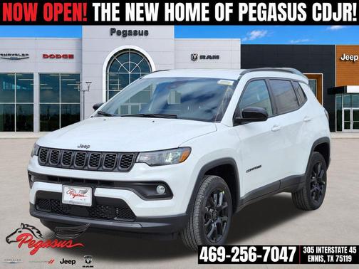 Bright White Clearcoat 2026 Jeep Compass Latitude