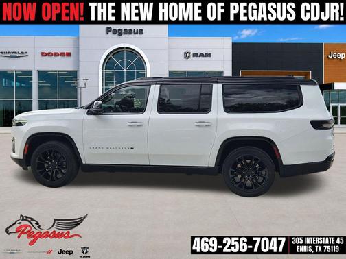 Bright White Clearcoat 2026 Jeep Grand Wagoneer L Summit Reserve 4x4