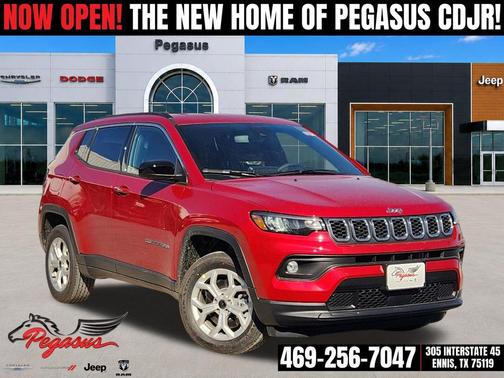Red Hot Pearlcoat 2026 Jeep Compass Latitude