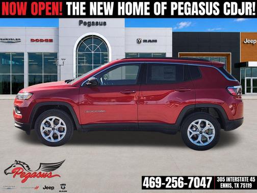 Red Hot Pearlcoat 2026 Jeep Compass Latitude