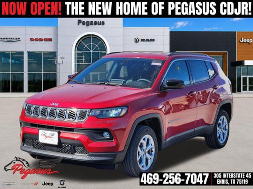 Red Hot Pearlcoat 2026 Jeep Compass Latitude