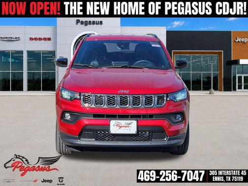 Red Hot Pearlcoat 2026 Jeep Compass Latitude