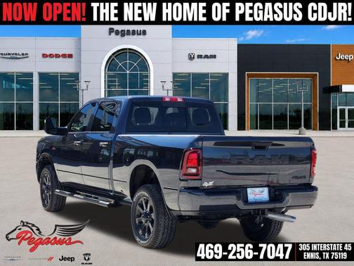 Forged Blue Metallic 2026 RAM 2500 Black Express Crew Cab 4x4 6'4' Box