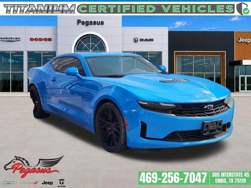 Rapid Blue 2022 Chevrolet Camaro RWD Coupe LT1