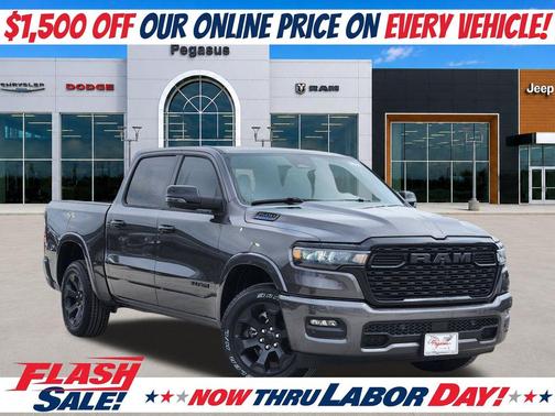 Granite Crystal Metallic Clearcoat 2026 RAM 1500 Big Horn/Lone Star