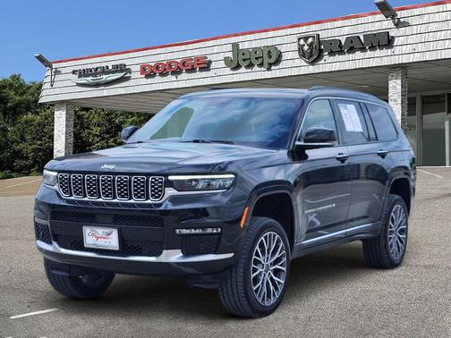 Diamond Black Crystal Pearlcoat 2025 Jeep Grand Cherokee L Summit Reserve