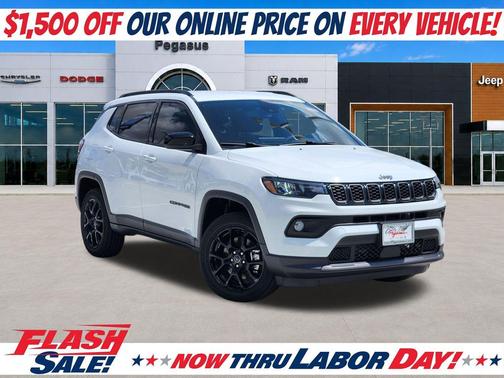 Bright White Clearcoat 2026 Jeep Compass Latitude