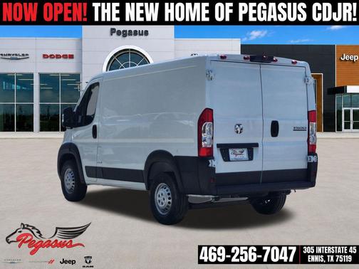 Bright White Clearcoat 2026 RAM ProMaster 1500 Low Roof
