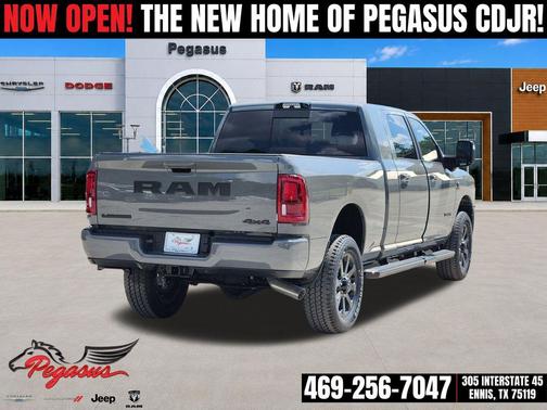 Ceramic Gray Clearcoat 2026 RAM 2500 Laramie Mega Cab 4x4 6'4' Box