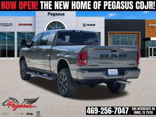 Ceramic Gray Clearcoat 2026 RAM 2500 Laramie Mega Cab 4x4 6'4' Box