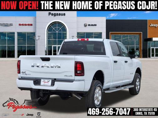 Bright White Clearcoat 2026 RAM 2500 Lone Star Crew Cab 4x4 6'4' Box