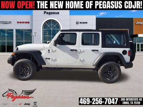 Bright White Clearcoat 2026 Jeep Wrangler Sport