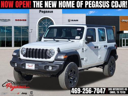Bright White Clearcoat 2026 Jeep Wrangler Sport