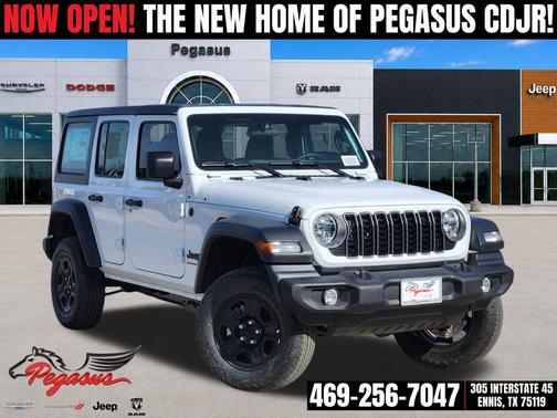 Bright White Clearcoat 2026 Jeep Wrangler Sport
