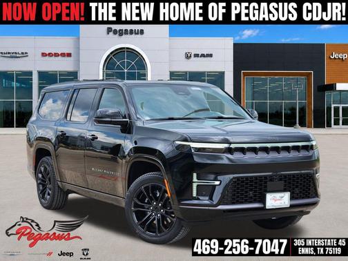High Gloss Black 2026 Jeep Grand Wagoneer L Summit Reserve 4x4