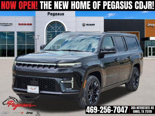 High Gloss Black 2026 Jeep Grand Wagoneer L Summit Reserve 4x4