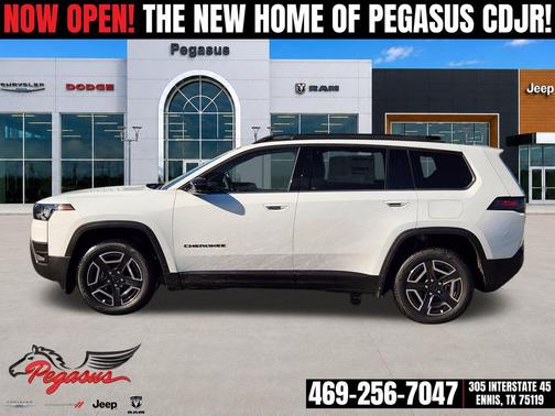 Bright White Clearcoat 2026 Jeep Cherokee Limited