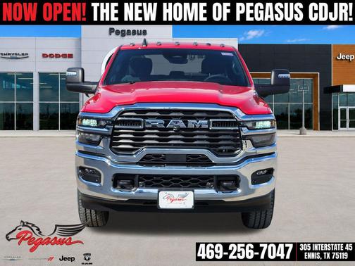 Flame Red Clearcoat 2026 RAM 3500 Lone Star Crew Cab 4x4 6'4' Box