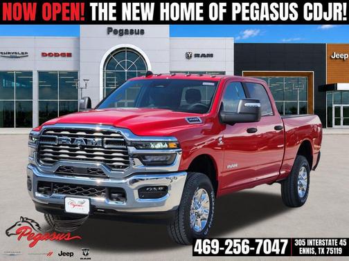 Flame Red Clearcoat 2026 RAM 3500 Lone Star Crew Cab 4x4 6'4' Box