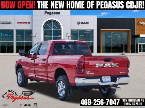 Flame Red Clearcoat 2026 RAM 3500 Lone Star Crew Cab 4x4 6'4' Box