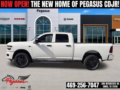 Bright White Clearcoat 2027 RAM 2500 Black Express