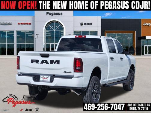 Bright White Clearcoat 2027 RAM 2500 Black Express