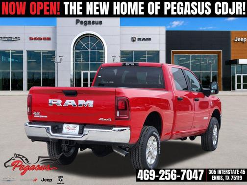 Flame Red Clearcoat 2026 RAM 3500 Lone Star Crew Cab 4x4 6'4' Box