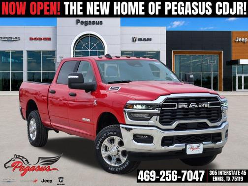 Flame Red Clearcoat 2026 RAM 3500 Lone Star Crew Cab 4x4 6'4' Box