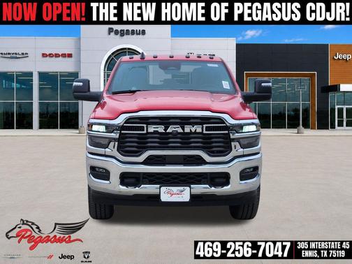 Flame Red Clearcoat 2026 RAM 3500 Lone Star Crew Cab 4x4 6'4' Box