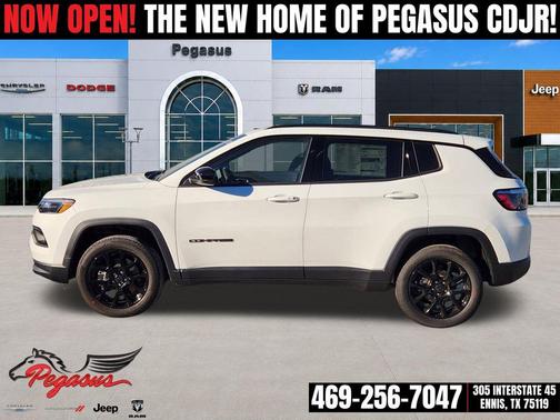 Bright White Clearcoat 2026 Jeep Compass Latitude