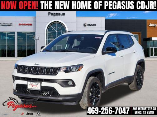 Bright White Clearcoat 2026 Jeep Compass Latitude